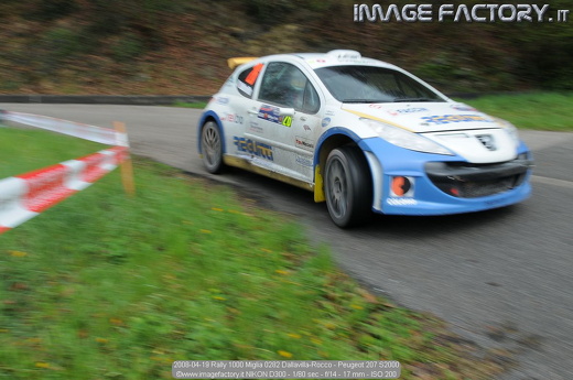 2008-04-19 Rally 1000 Miglia 0282 Dallavilla-Rocco - Peugeot 207 S2000
